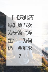 《只此青绿》第五次为宁波“淬墨”，为何仍一票难求？
