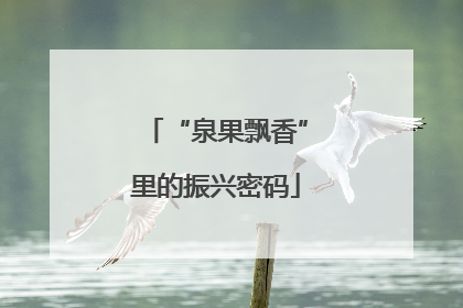 “泉果飘香”里的振兴密码