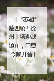 “苏超”第四轮！徐州主场迎战镇江，门票今晚开售