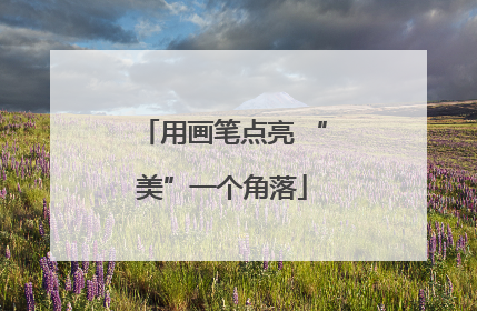 用画笔点亮 “美”一个角落