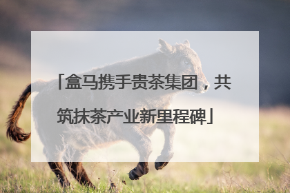 盒马携手贵茶集团，共筑抹茶产业新里程碑