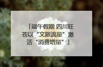 端午假期 四川旺苍以“文旅流量”激活“消费增量”