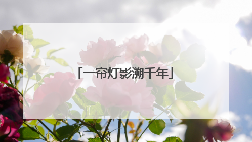一帘灯影溯千年