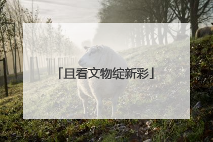 且看文物绽新彩
