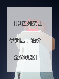 以色列袭击伊朗后，油价金价跳涨