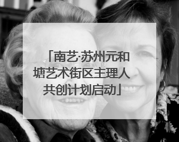 南艺·苏州元和塘艺术街区主理人共创计划启动