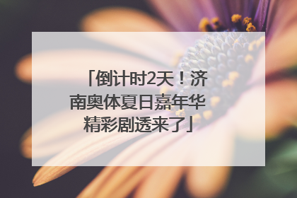倒计时2天！济南奥体夏日嘉年华精彩剧透来了