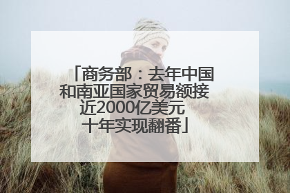 商务部：去年中国和南亚国家贸易额接近2000亿美元 十年实现翻番