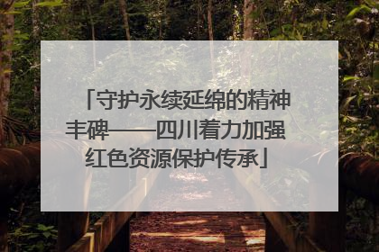 守护永续延绵的精神丰碑——四川着力加强红色资源保护传承