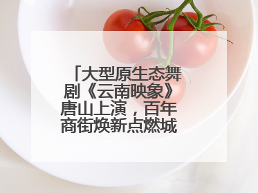 大型原生态舞剧《云南映象》唐山上演，百年商街焕新点燃城市艺术激情