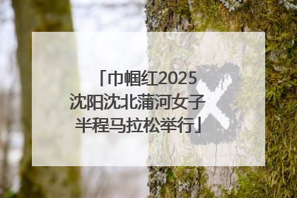 巾帼红2025沈阳沈北蒲河女子半程马拉松举行