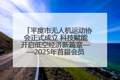 平度市无人机运动协会正式成立 科技赋能开启低空经济新篇章——2025年首届会员大会暨无人机应用发展论坛成功举办