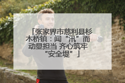 张家界市慈利县杉木桥镇：闻“汛”而动显担当 齐心筑牢“安全堤”