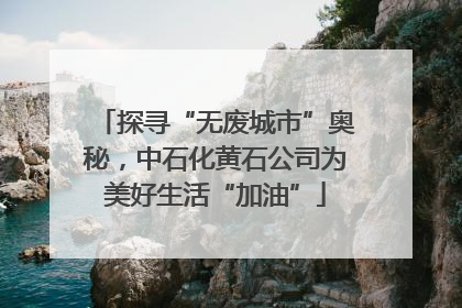 探寻“无废城市”奥秘，中石化黄石公司为美好生活“加油”