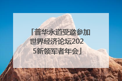 普华永道受邀参加世界经济论坛2025新领军者年会