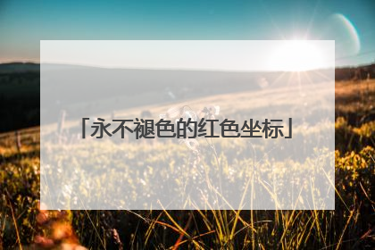 永不褪色的红色坐标