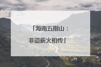 海南五指山：非遗薪火相传