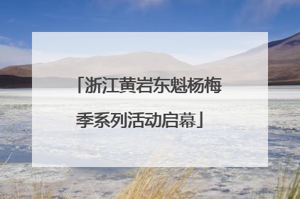浙江黄岩东魁杨梅季系列活动启幕