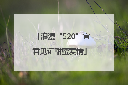 浪漫“520”宜君见证甜蜜爱情