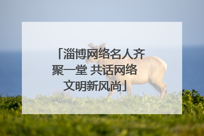 淄博网络名人齐聚一堂 共话网络文明新风尚