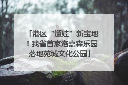 港区“遛娃”新宝地！我省首家洛嘉森乐园落地苑城文化公园