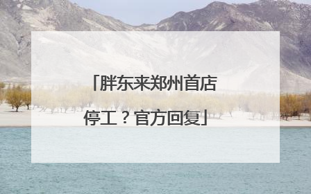 胖东来郑州首店停工？官方回复