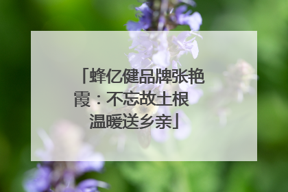 蜂亿健品牌张艳霞：不忘故土根 温暖送乡亲