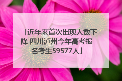 近年来首次出现人数下降 四川泸州今年高考报名考生59577人