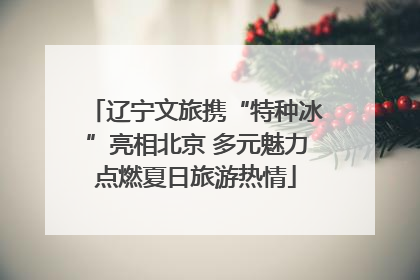 辽宁文旅携“特种冰”亮相北京 多元魅力点燃夏日旅游热情