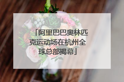 阿里巴巴奥林匹克运动场在杭州全球总部揭幕