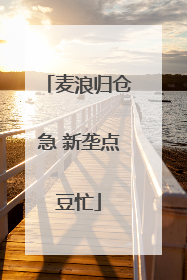 麦浪归仓急 新垄点豆忙
