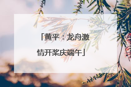 黄平：龙舟激情开桨庆端午