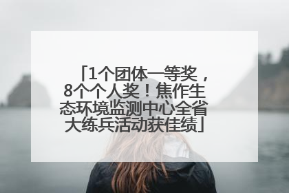 1个团体一等奖，8个个人奖！焦作生态环境监测中心全省大练兵活动获佳绩