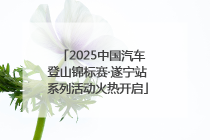2025中国汽车登山锦标赛·遂宁站系列活动火热开启